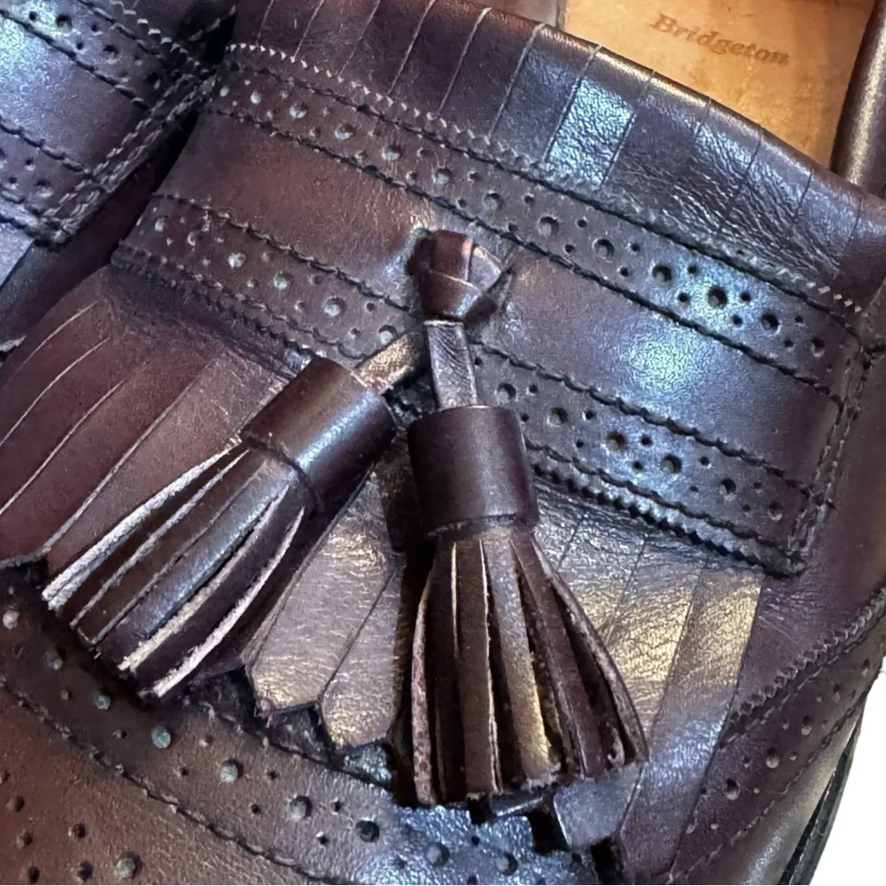 Burgundy Allen Edmonds 12AA‎ narrow men’s shoes